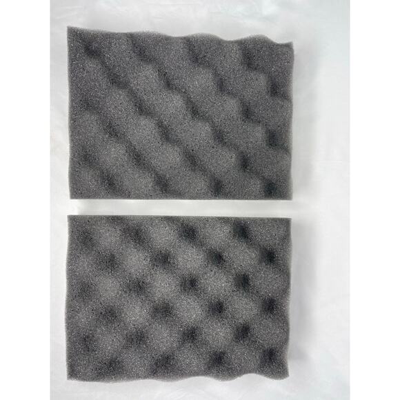 5 Sets - Convoluted Foam 6x6x2" - Charcoal, 2-Piece Interlocking - Picture 5 of 5